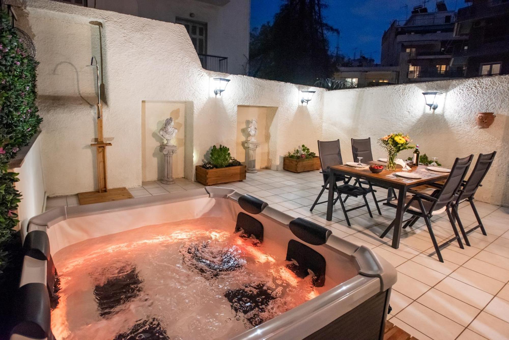 Kg Acropolis Escape Spa Apartment Atény Exteriér fotografie