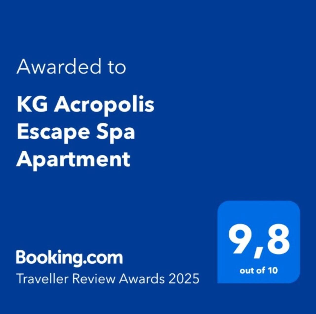 Kg Acropolis Escape Spa Apartment Atény Exteriér fotografie